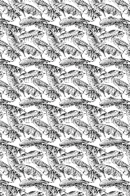 Fabric roller blind Fern leaves