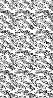 Fabric roller blind Fern leaves