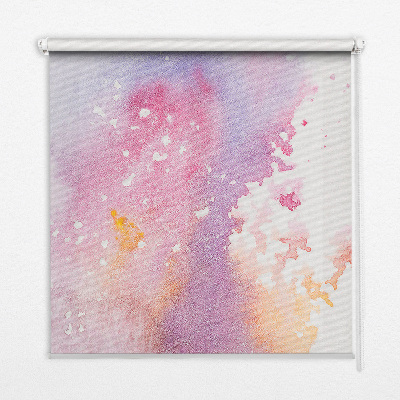 Fabric roller blind Artistic paint spill