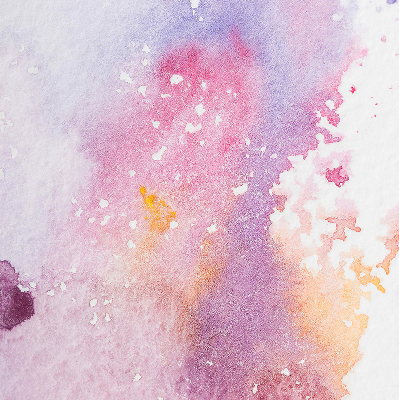 Fabric roller blind Artistic paint spill