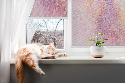 Fabric roller blind Artistic paint spill