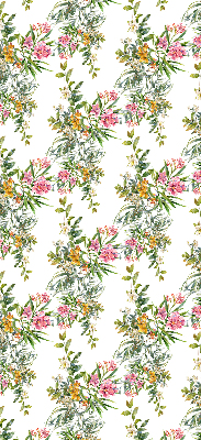 Roller blind for large window Flowers