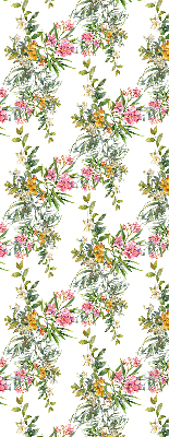Roller blind for large window Flowers