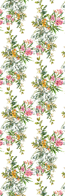 Roller blind for large window Flowers