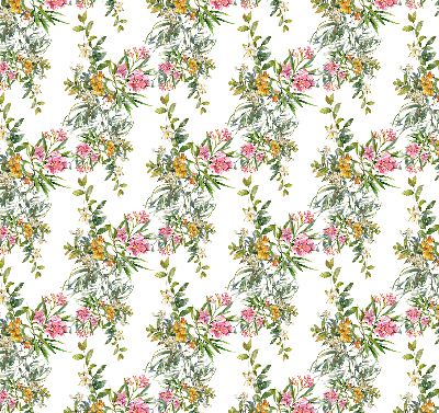 Roller blind for large window Flowers