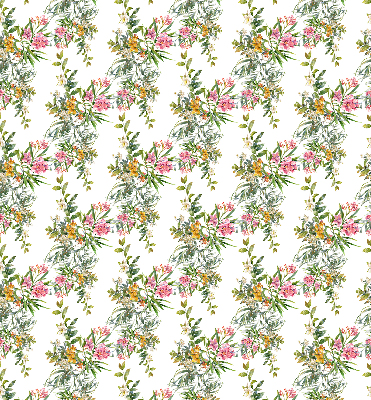 Roller blind for large window Flowers