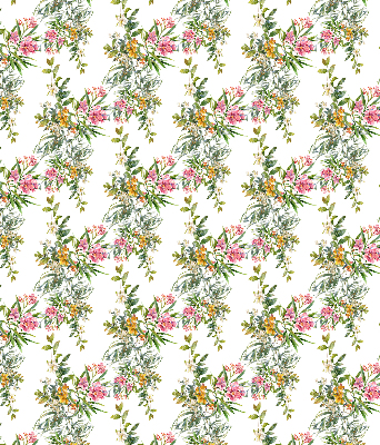 Roller blind for large window Flowers