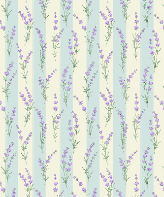 Fabric roller blind Purple flowers