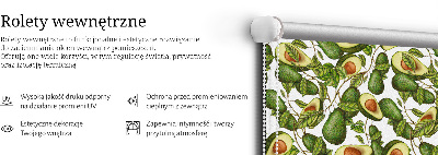 Fabric roller blind Avocado