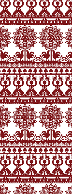 Modern roller blind Brown pattern