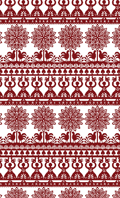 Modern roller blind Brown pattern