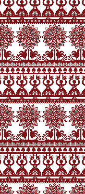 Modern roller blind Brown pattern