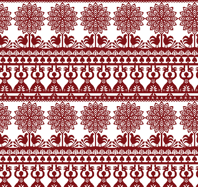 Modern roller blind Brown pattern