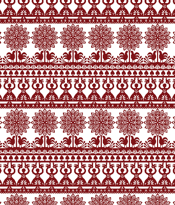 Modern roller blind Brown pattern