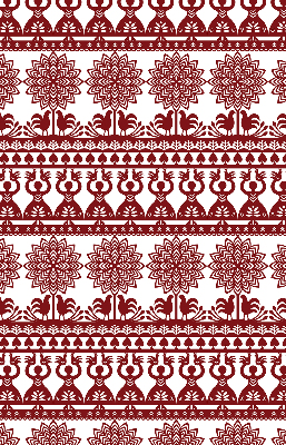 Modern roller blind Brown pattern