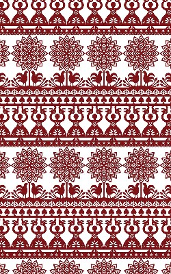 Modern roller blind Brown pattern