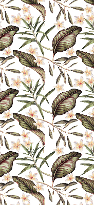 Modern roller blind Flowers with stems