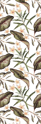 Modern roller blind Flowers with stems