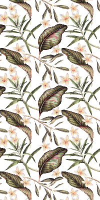Modern roller blind Flowers with stems