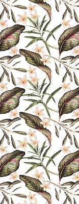 Modern roller blind Flowers with stems
