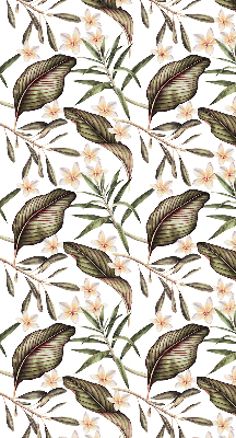 Modern roller blind Flowers with stems