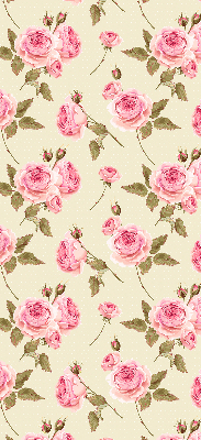 Fabric roller blind Roses