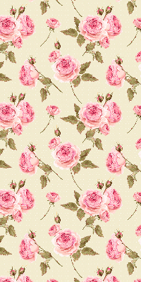Fabric roller blind Roses