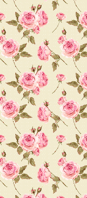 Fabric roller blind Roses
