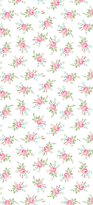 Roller blind for large window Roses