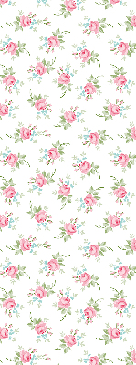 Roller blind for large window Roses