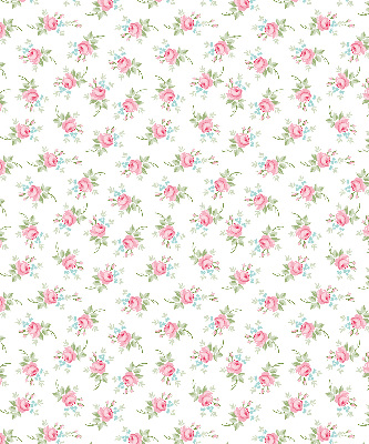 Roller blind for large window Roses