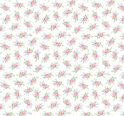Roller blind for large window Roses