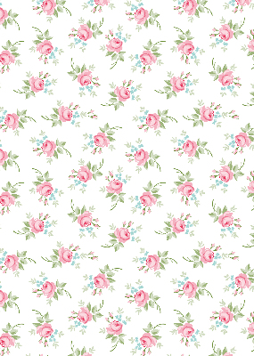Roller blind for large window Roses