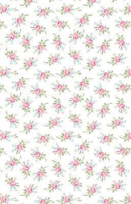Roller blind for large window Roses