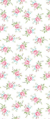 Roller blind for large window Roses