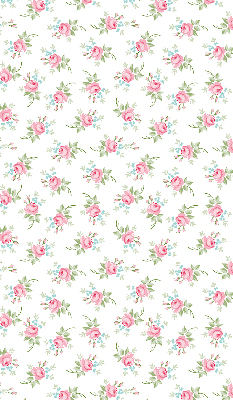 Roller blind for large window Roses