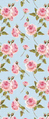 Fabric roller blind Roses