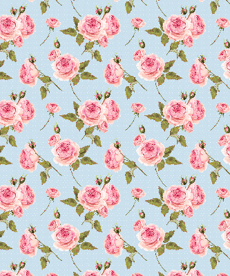 Fabric roller blind Roses