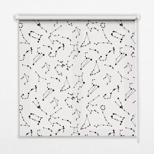 Modern roller blind Constellations
