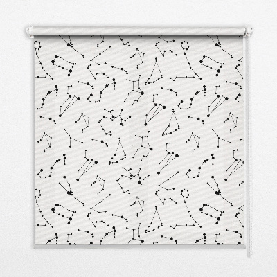 Modern roller blind Constellations