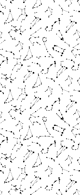 Modern roller blind Constellations