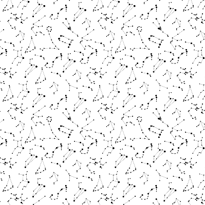 Modern roller blind Constellations