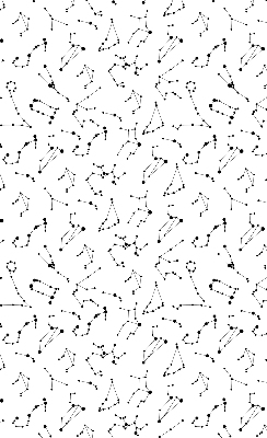 Modern roller blind Constellations