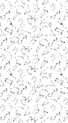 Modern roller blind Constellations