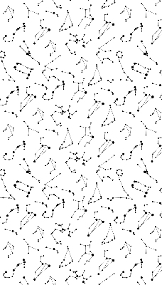 Modern roller blind Constellations