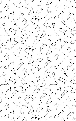 Modern roller blind Constellations