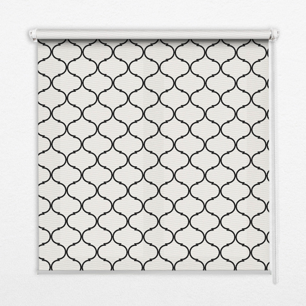 Roller blind for large window Barbed wire