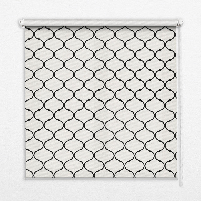 Roller blind for large window Barbed wire