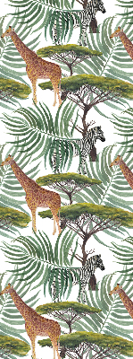 Modern roller blind Animals and trees