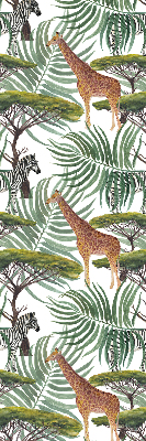 Modern roller blind Animals and trees